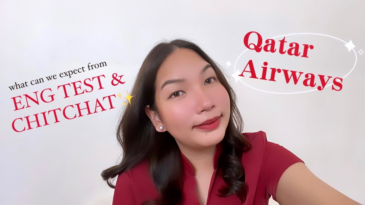 ✨English test & Chitchat with Qatar Airways🇶🇦 (English version + Thai subtitle)