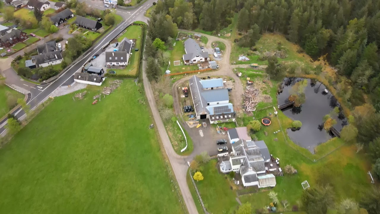 farr near inverness 4k drone