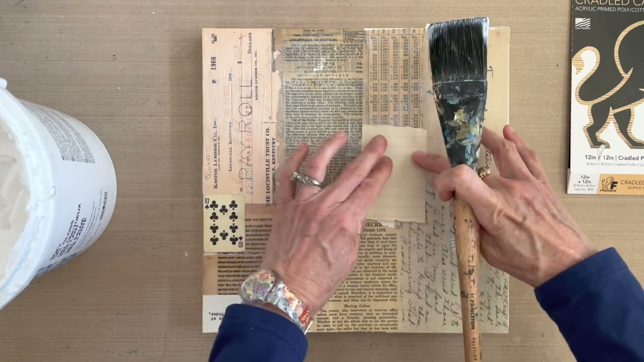 Vintage Vignette Antique Ephemera Edge–Tutorial Tidbits