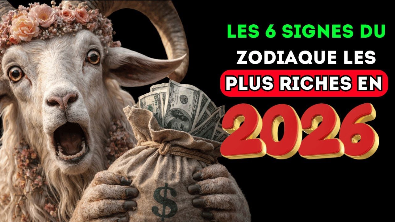 Les 6 signes du zodiaque les plus riches en 2026.