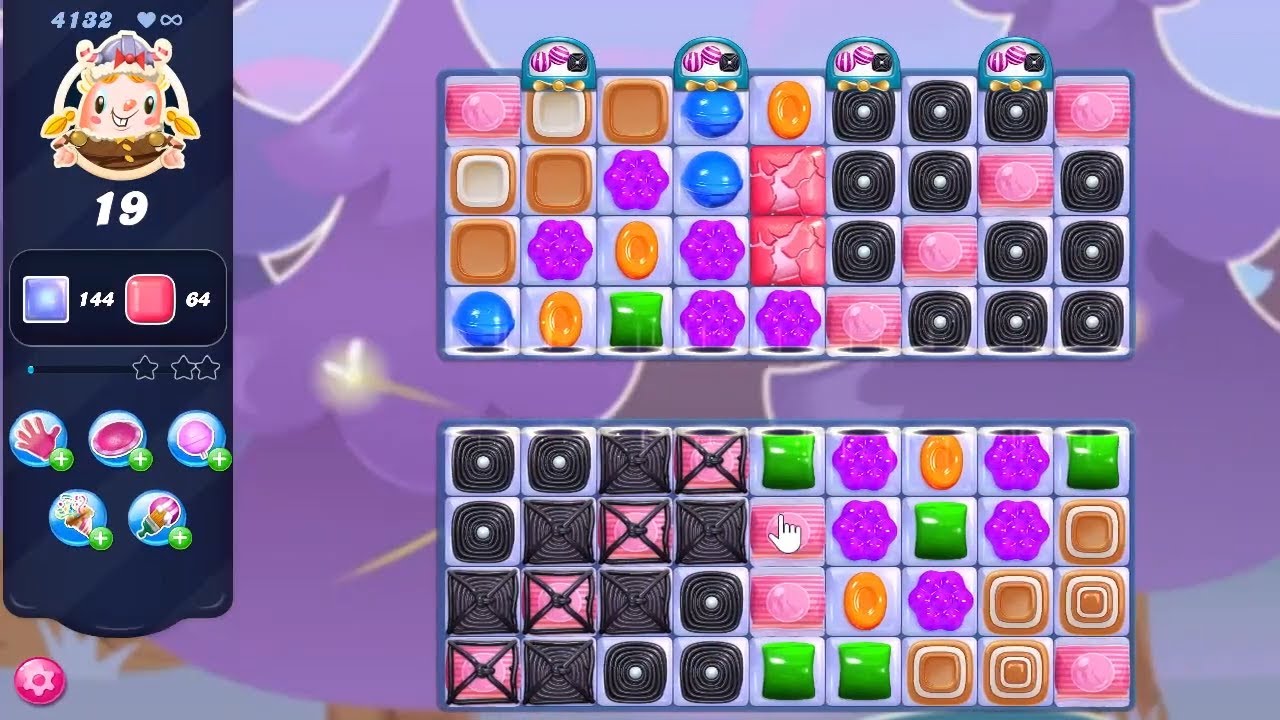 Candy Crush Saga LEVEL 4132 NO BOOSTERS (new version)🔄✅