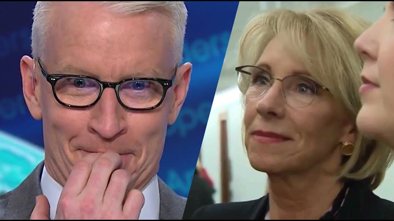 Betsy DeVos Ignores CNN Reporter During 'Painful and Awkward' 50 Seconds