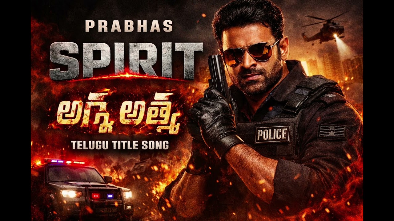 అగ్ని ఆత్మ song in Telugu of spirit movie #prabhas #spirit 
