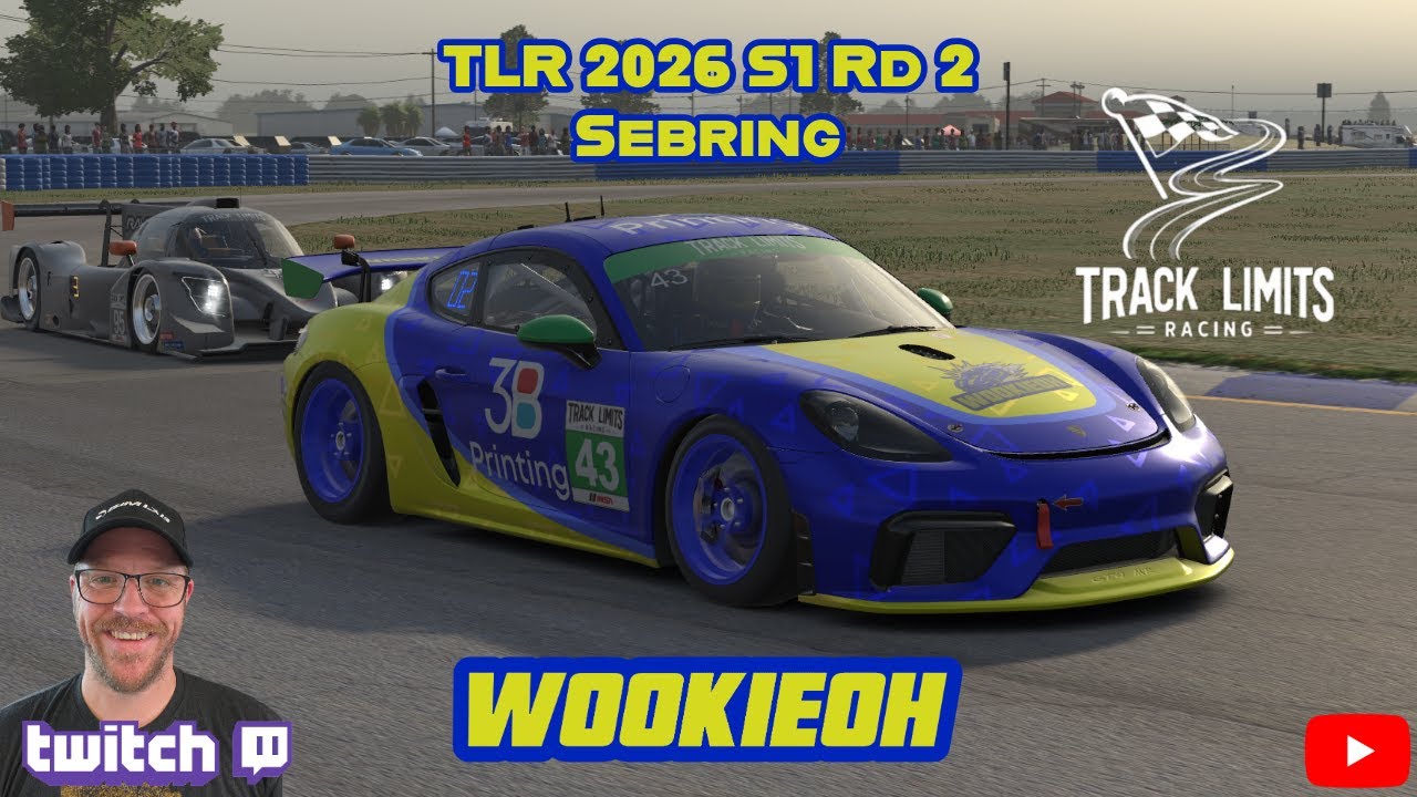 TLR 2026 S1 Rd 2 - Sebring! #iracing #wookieoh