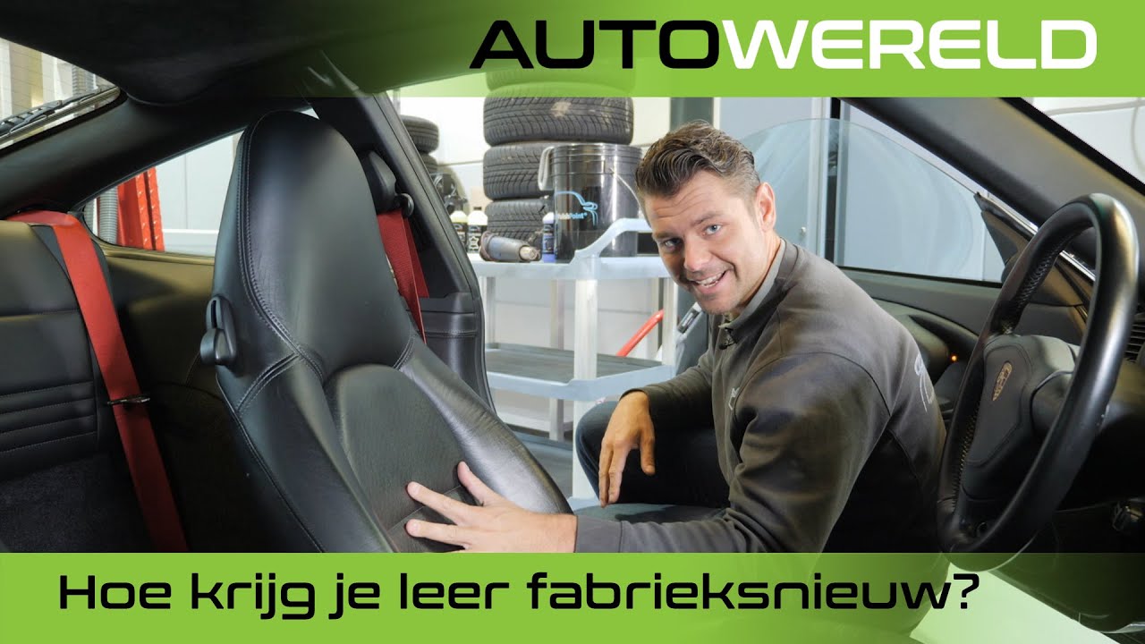 Hoe maak je leer fabrieksnieuw? | Stipt Polish Point | RTL Autowereld