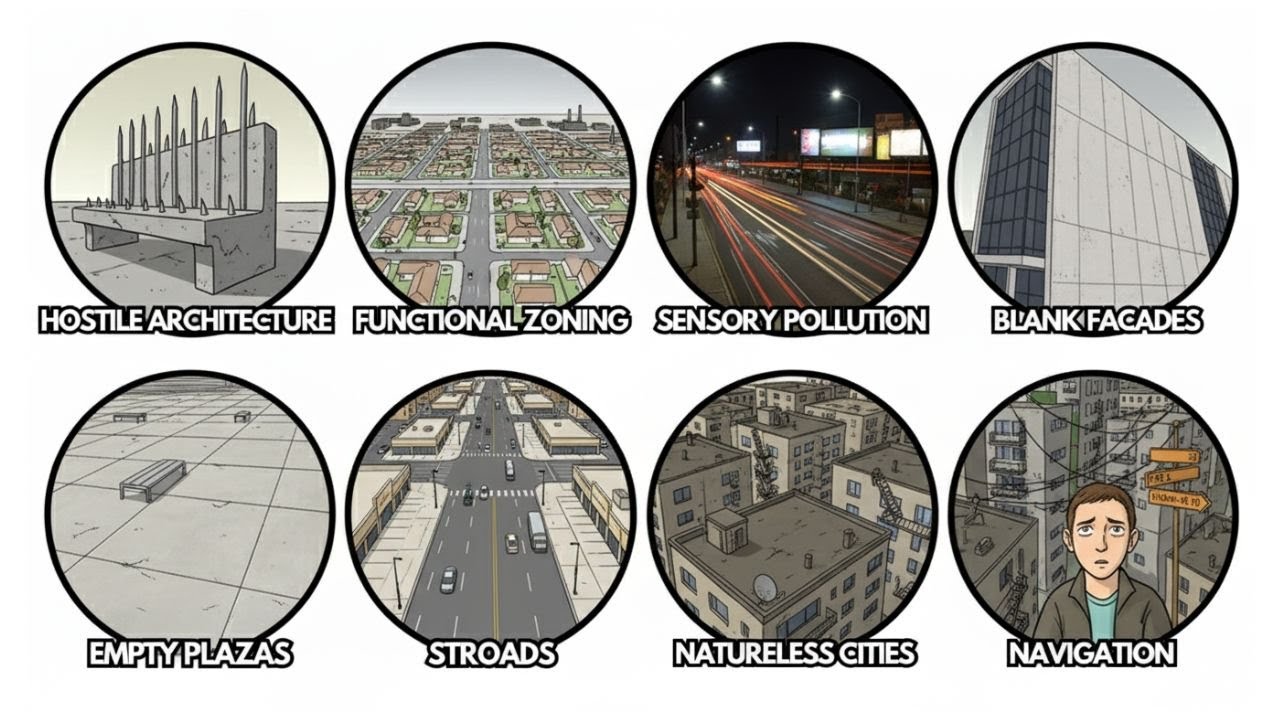 Every Urban Design That Increases Your Stress Explained in 9 Minutes