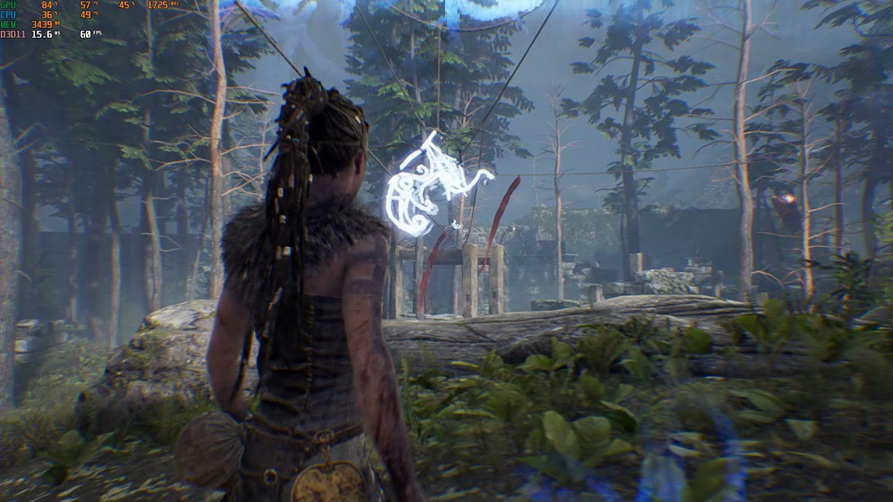 Hellblade Senua's Sacrifice  GTX 1660 Super + Ryzen 5 1600AF, 1080p MAX SETTINGS