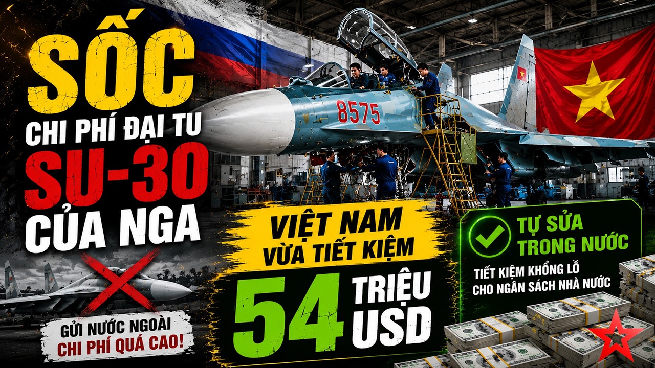 Gi&aacute; đại tu Su-30 ở Nga g&acirc;y sốc, giờ mới thấy Việt Nam đ&atilde; chọn đ&uacute;ng