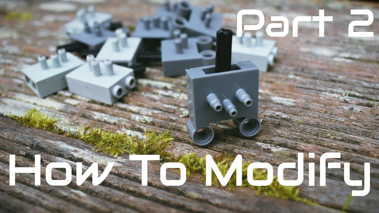 How to Modify a Lego Pneumatic Switch - Part 2 - Less Friction and More Airflow