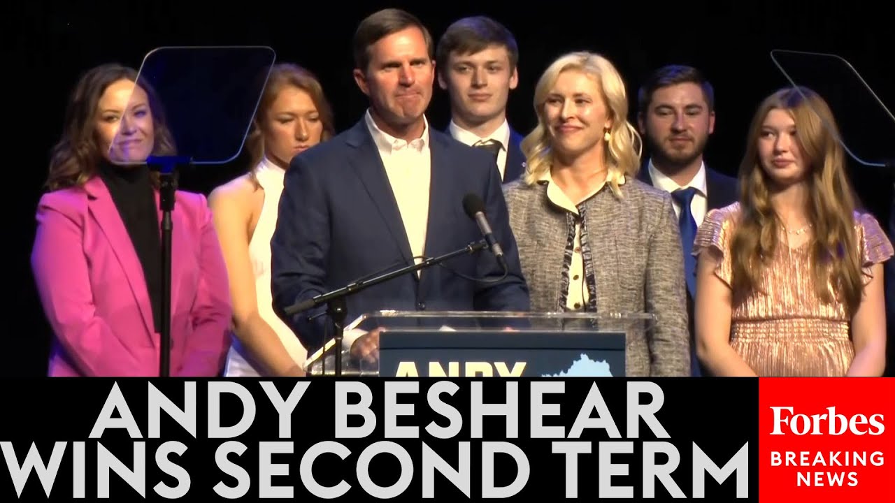 BREAKING NEWS: Democrat Andy Beshear Wins 2nd Term As Kentucky's Governor, Defeating Daniel Cameron