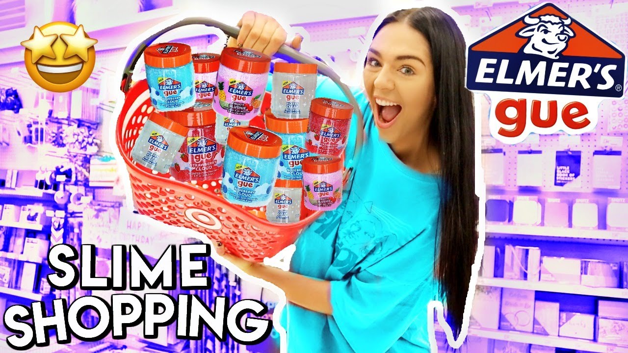 Shopping for NEW Elmer's SLIME at Target!! *omg no way*