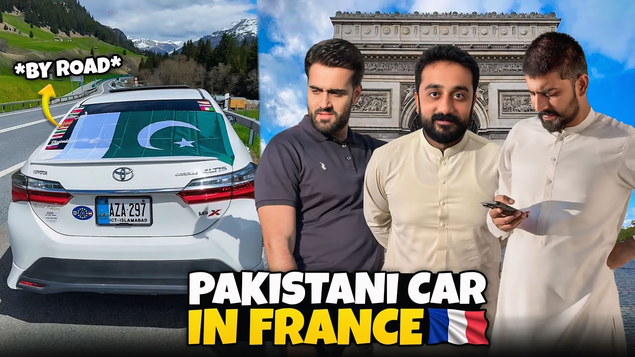 Pakistani Famous Car Reached in France 😍 | Bilal Marth