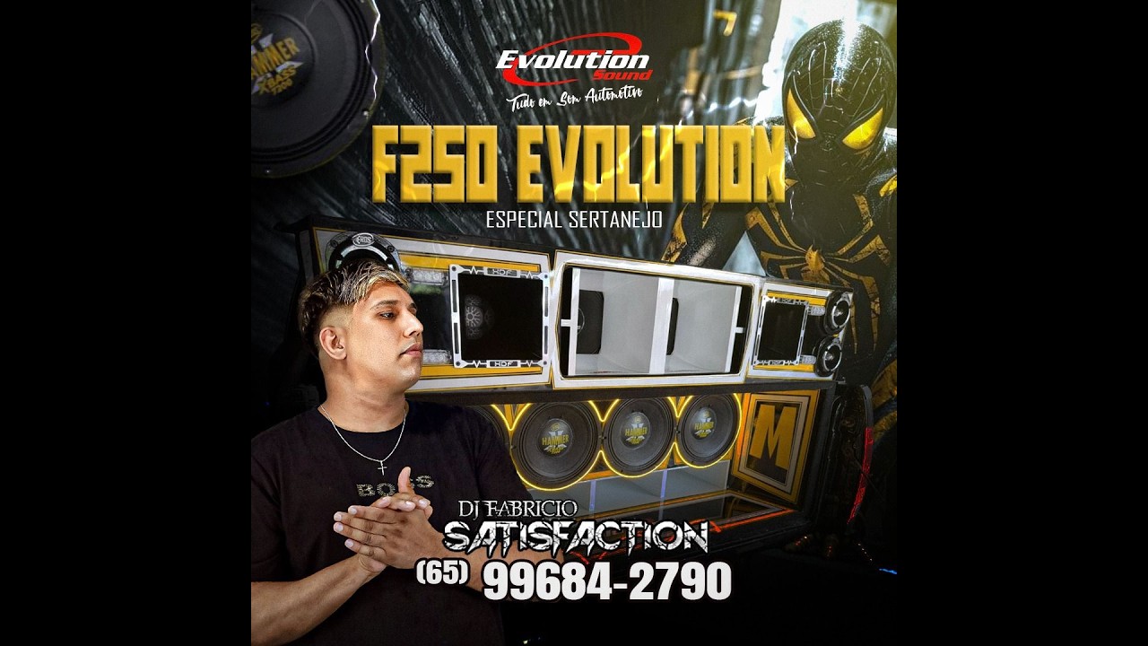 💿 F 250 EVOLUTION DO ANDERSON MENDES ESP SERTANEJO MODÃO - DJ FABRICIO SATISFACTION 65 99684-2790