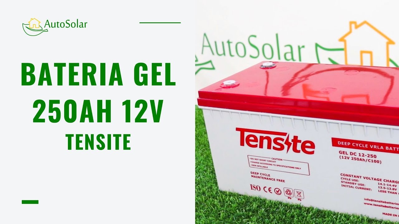 Bater&iacute;a Solar GEL 250Ah 12V Tensite