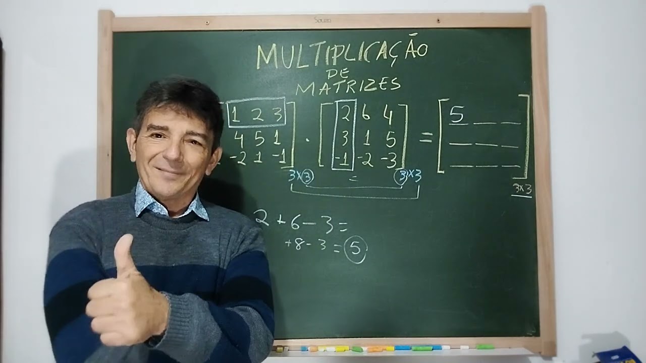 Matem&aacute;tica B&aacute;sica -  Prof. Rog&eacute;rio Silva, MULTIPLICA&Ccedil;&Atilde;O DE MATRIZES