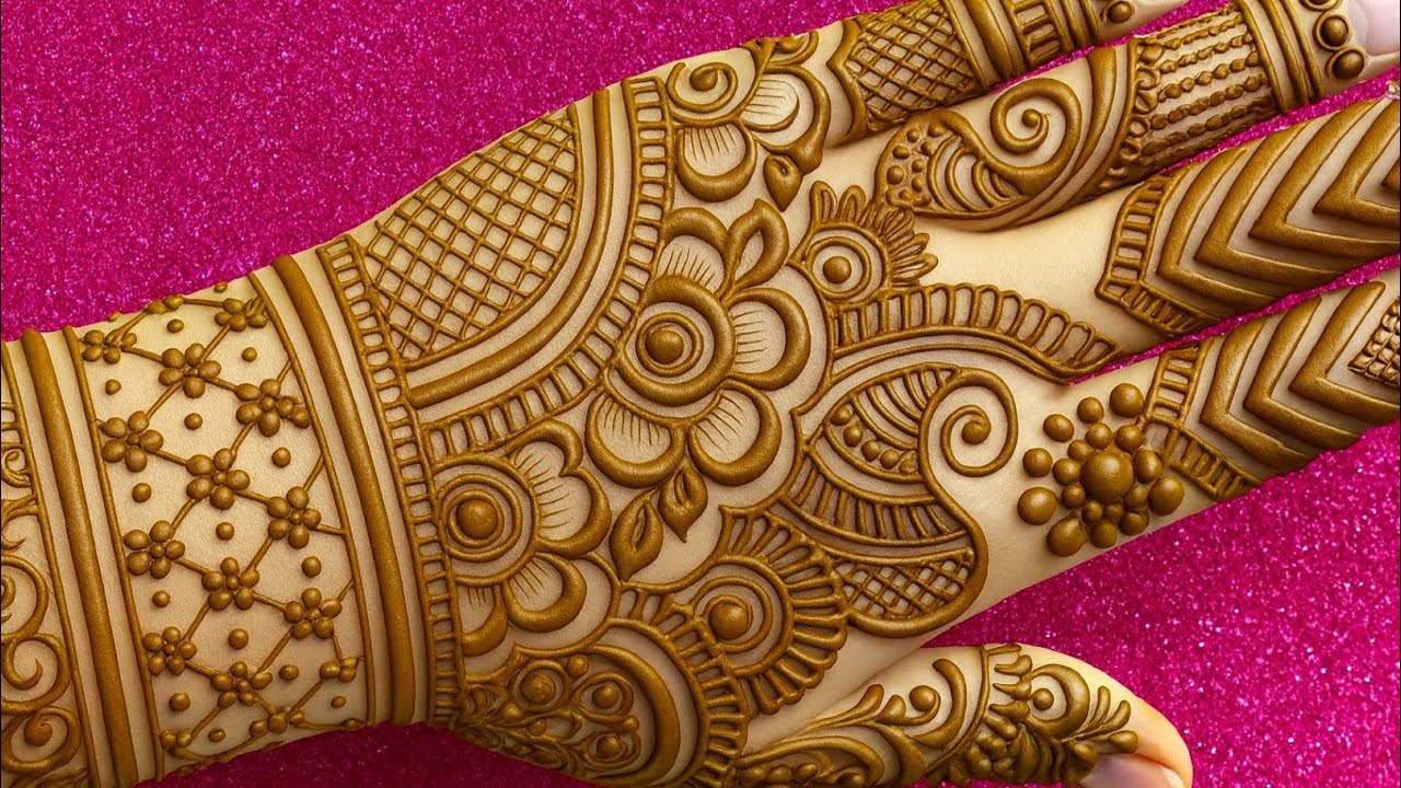 New Simple arabic bridal mehndi design | Easy mehndi design | mehndi designs | mehndi