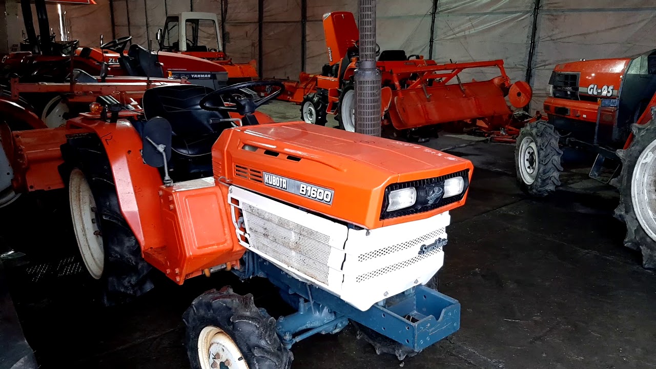 Покаталися на Kubota B1600 - ціни на японські БУ трактори дізналися