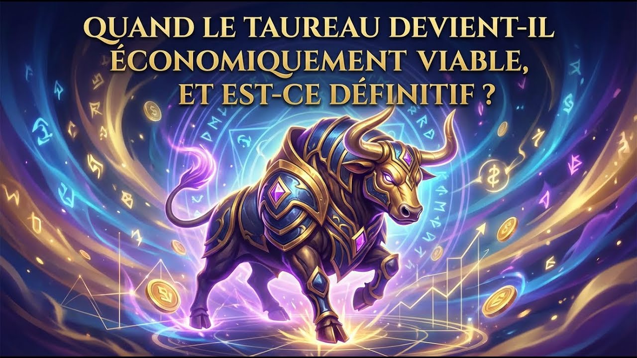 ♉Quand le Taureau devient-il économiquement viable, et est-ce définitif ?♉