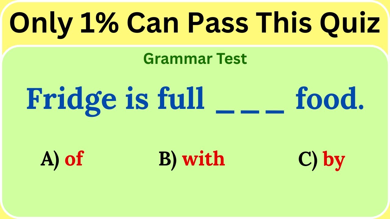 Mixed Grammar Challenge: Nobody Reaches 100% — Will You Try?