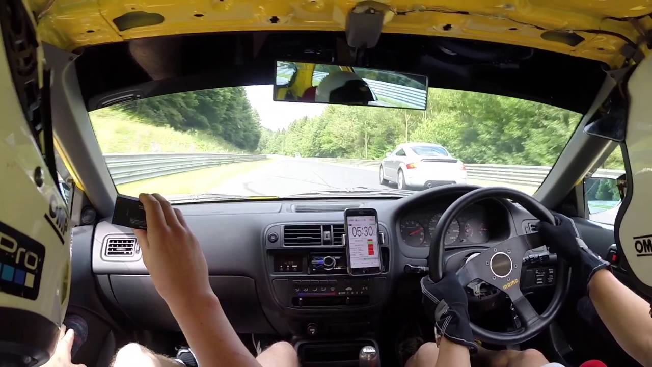 Nurburgring Nordschleife Honda Civic EK4 Jordan BTG 8:50 June 2016