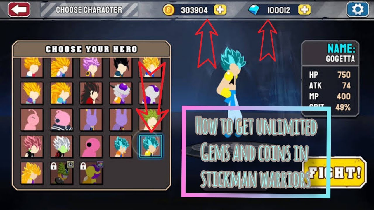 How to get unlimited Gems and gold in stickman warriors ( No mod or exploits)