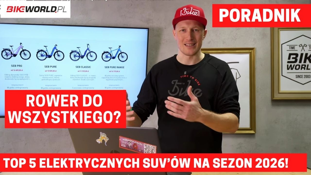 Wszechstronne elektryczne rowery typu SUV - poznaj nasze TOP 5 na sezon 2026!