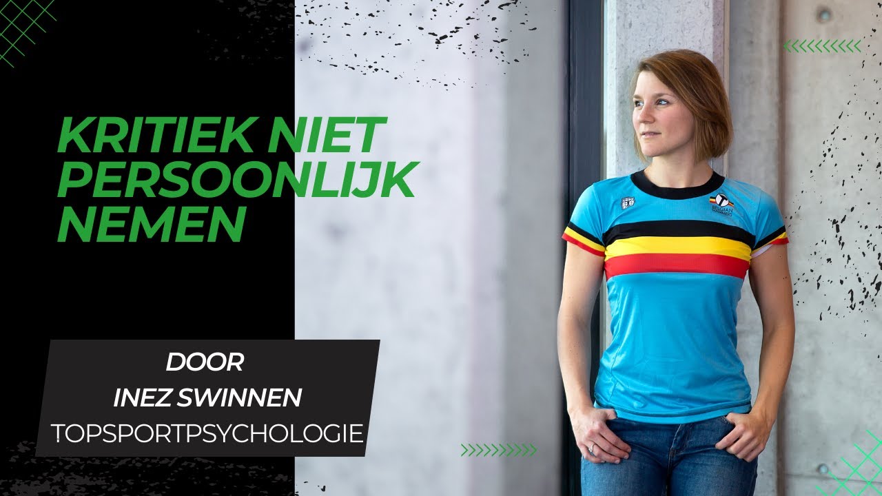 KRITIEK niet persoonlijk nemen