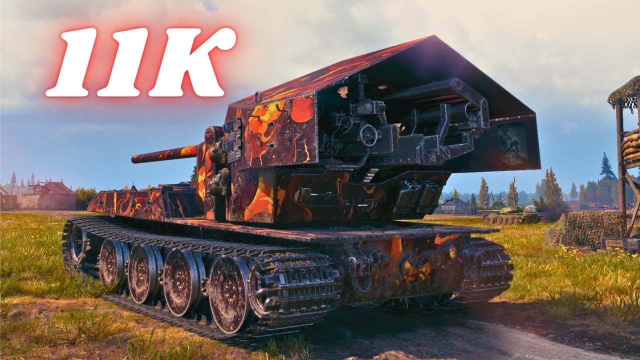 Waffenträger auf E 100  11K Damage & WT auf E 100  11.7K Dmg 11 Kills  World of Tanks ( Мир танков )