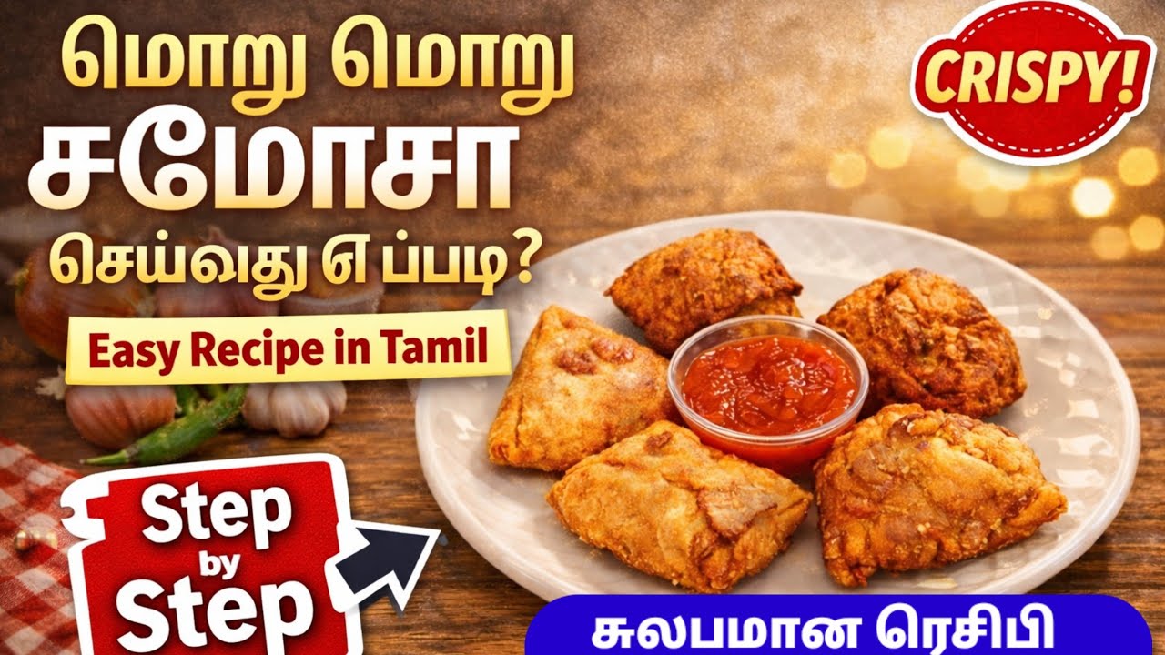 இந்த சமோசா ரெசிபி மூலம் உங்கள் விருந்தினர்களை அசத்துங்கள்! Samosa Recipe In Tamil | Rechchukitchen