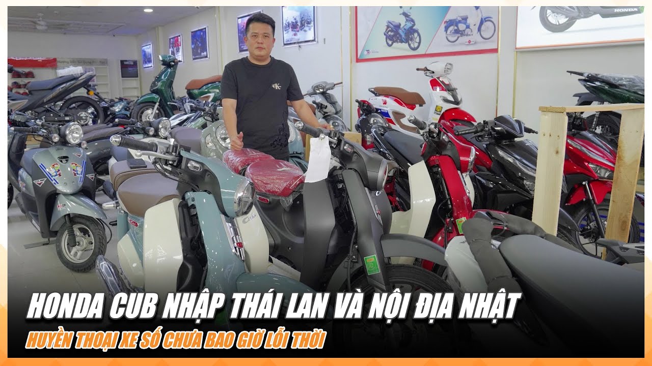 Honda Cub Nhập Thái Lan & Nội Địa Nhật – Khác Gì Mà Dân Chơi Xe Mê Mẩn?