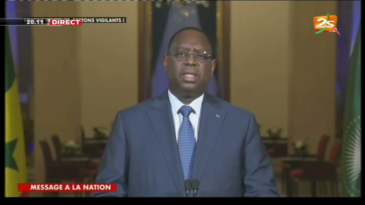VERSION FRANÇAISE - DISCOURS A LA NATION DU PDT MACKY SALL / 3 AVRIL 2021