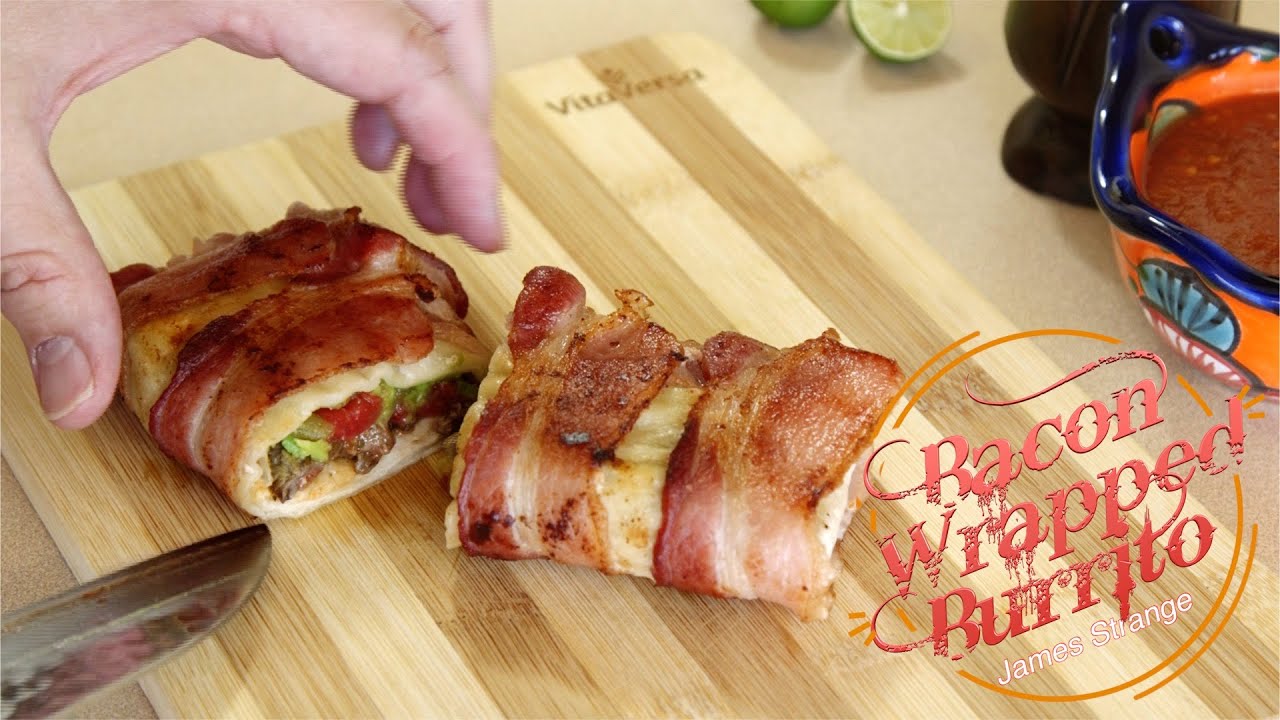 Bacon Wrapped Burrito / Percherones Recipe