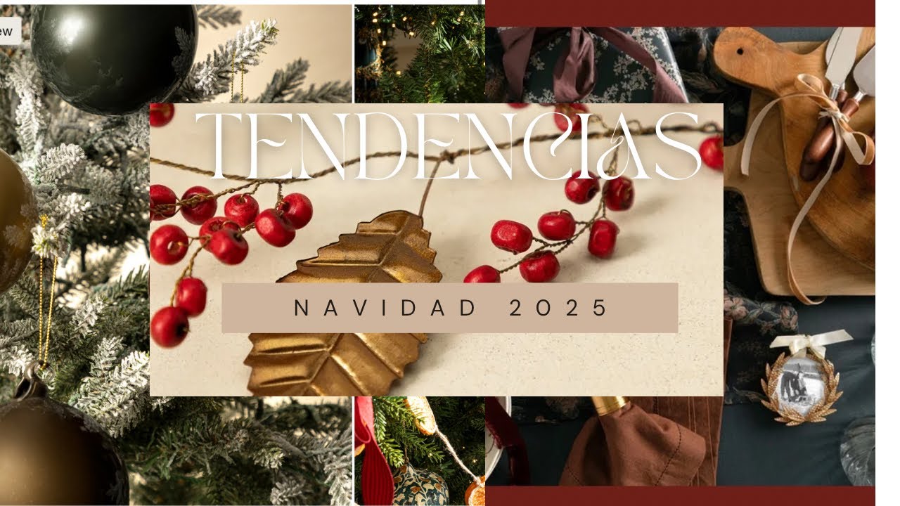TENDENCIAS NAVIDEÑAS 2025🌲 DECORACIÓN NAVIDAD.