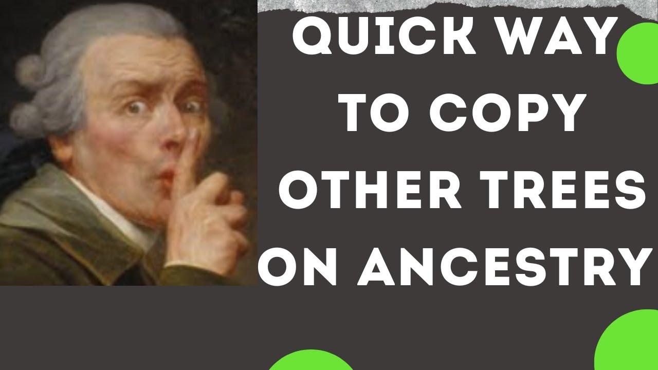 Копировать другие генеалогические древа для загрузки