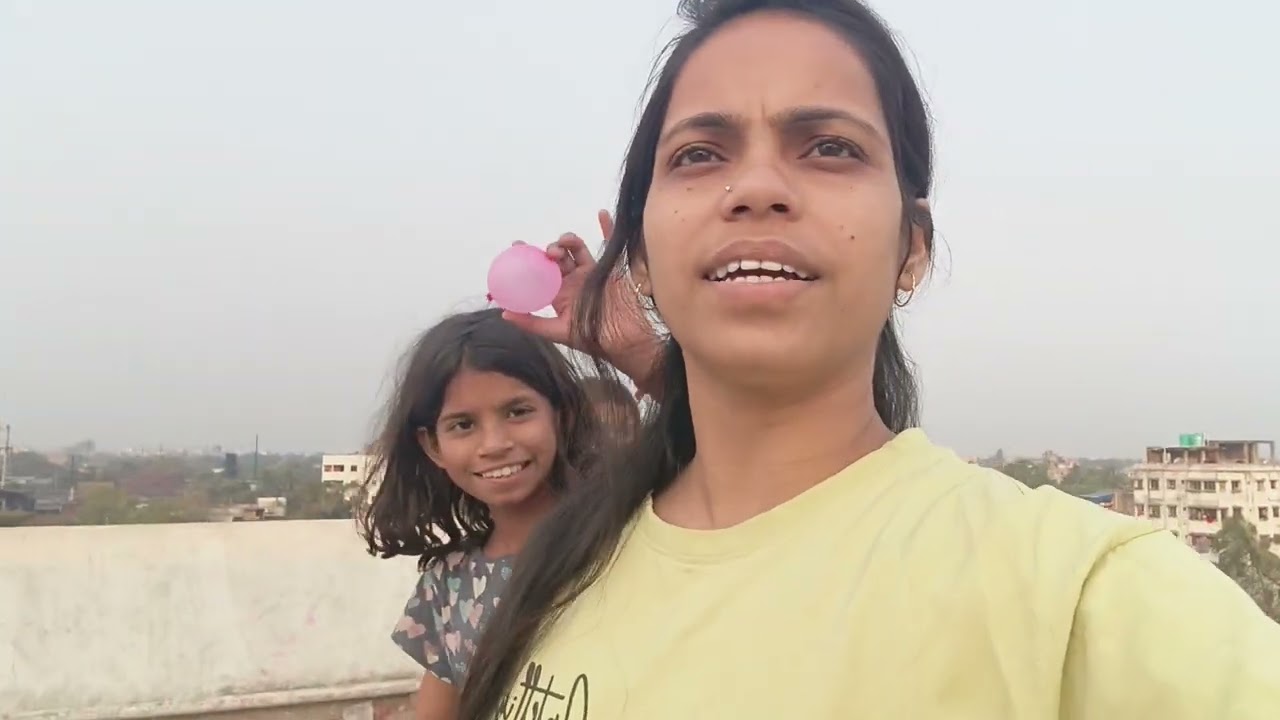 My first YouTube vlog.. रंगो वाली कलर वाली कलरफुल होली। रंग बरसे होली हैं 🫟🫟