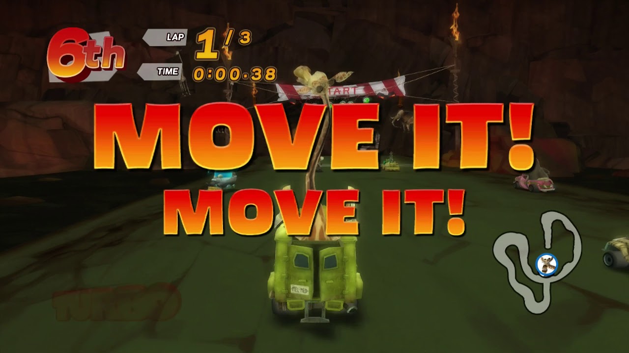 [Xbox 360] Madagascar Kartz - Championship: Wild and Wacky Cup 50CC - Melman