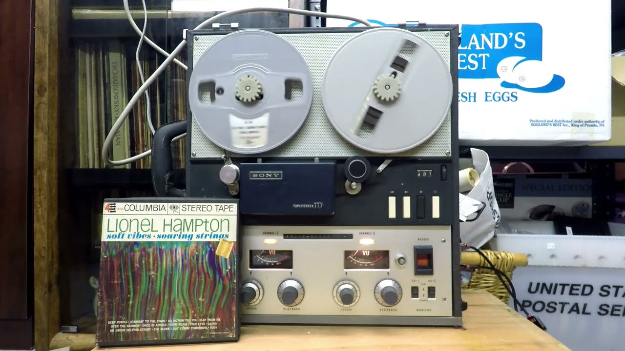 Lionel Hampton Soft ribes Soaring strings 4-Track Reel to Reel Tape Sony TC-777-4