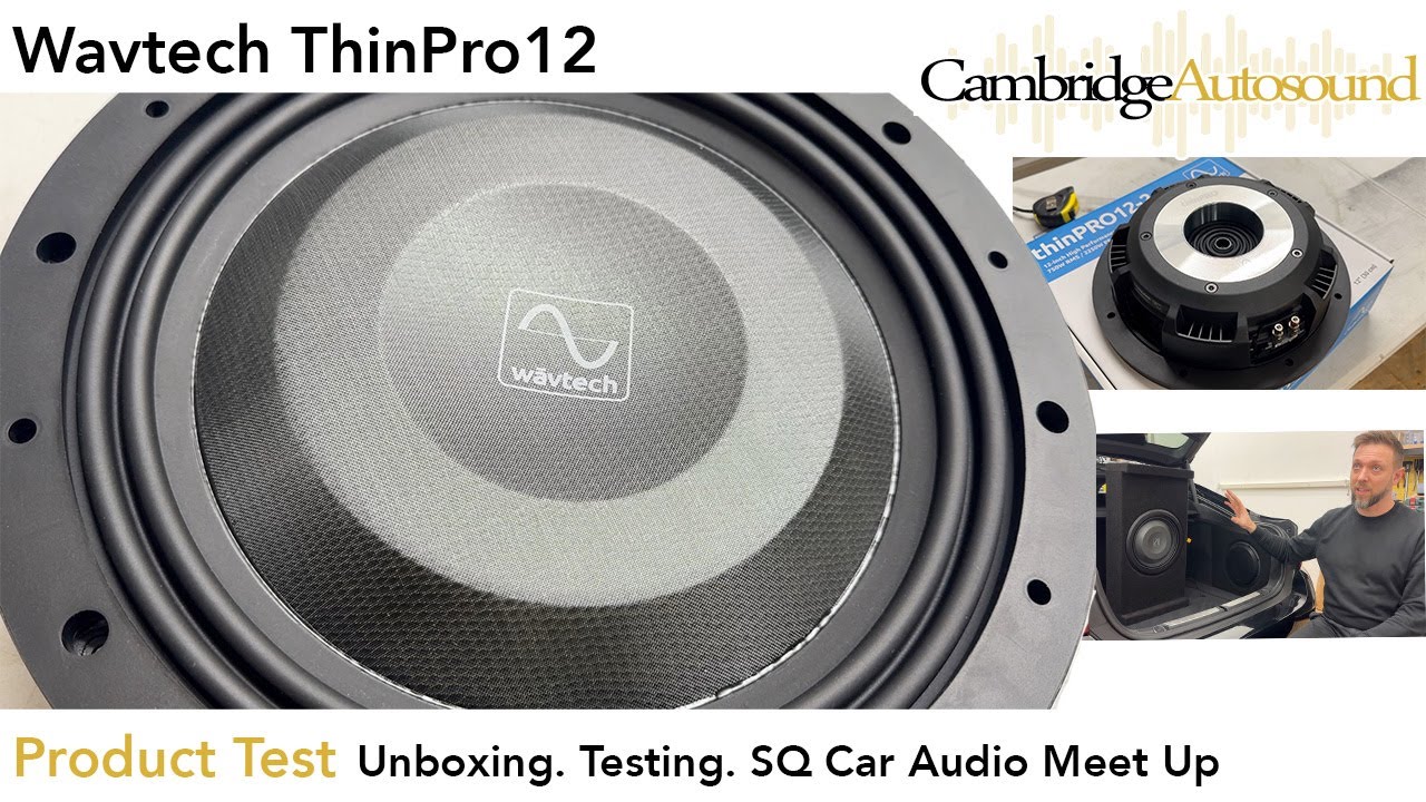 Wavtech ThinPro 12. New Subwoofer. Huge bass in a small space.