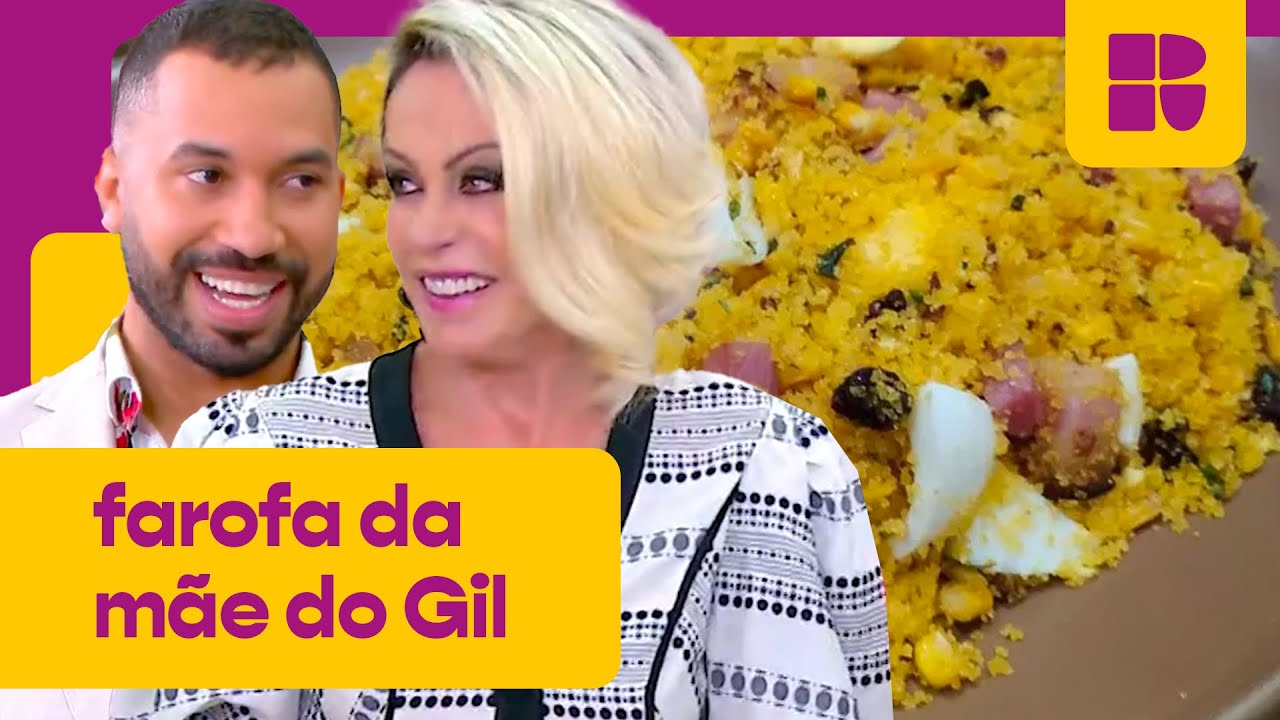 Farofa de cuscuz da mãe do Gil do Vigor | Receitas de Festa Junina | Mais Você