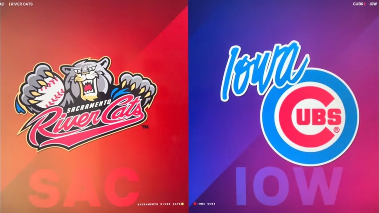 River cats vs Cubs MLB the show 24 minor league full game playing version ￼￼