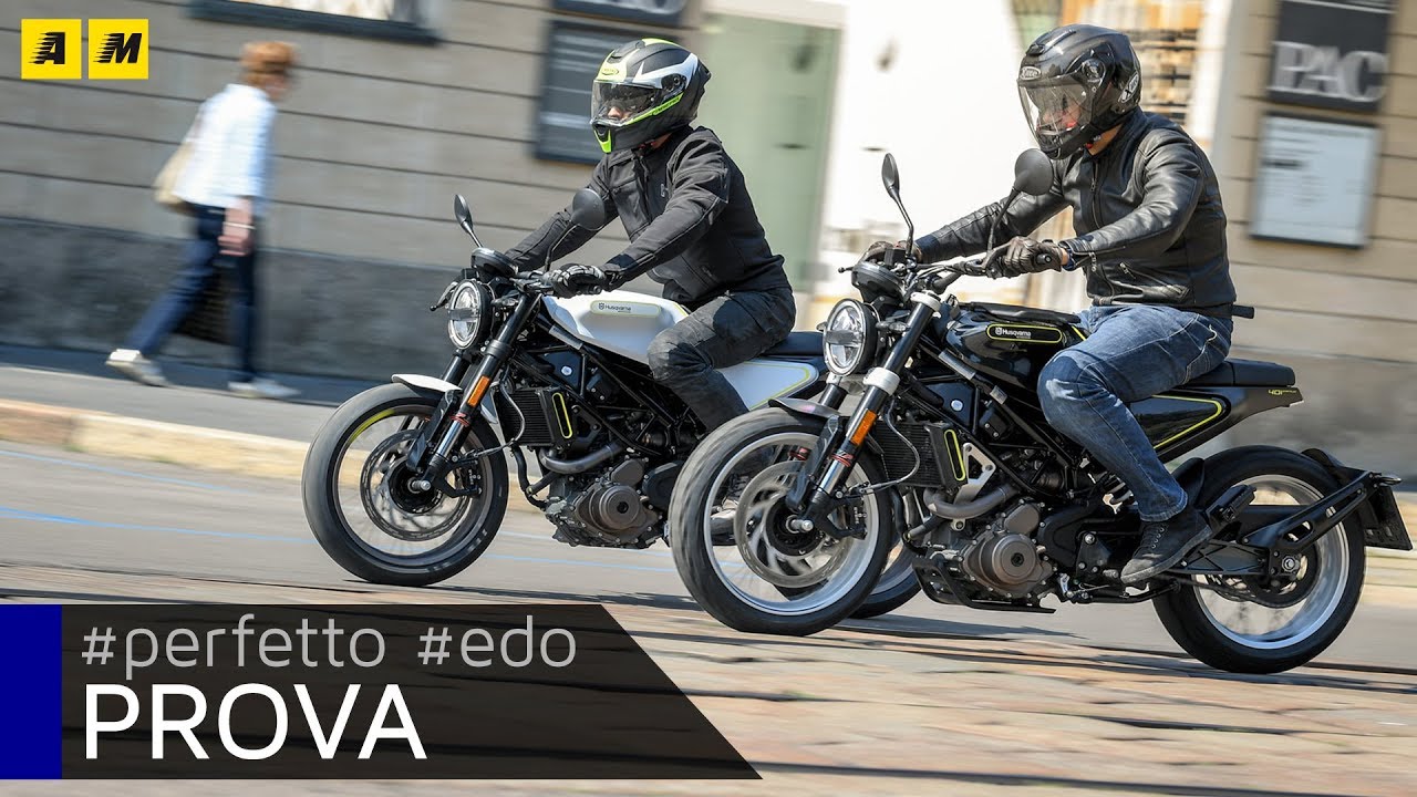Husqvarna 401 Vitpilen e Svartpilen: il test finalmente! [ENGLISH SUB]