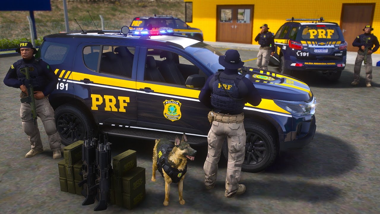 POLÍCIA RODOVIÁRIA FEDERAL ABORDAGEM PADRÃO PRF | GTA 5 POLICIAL