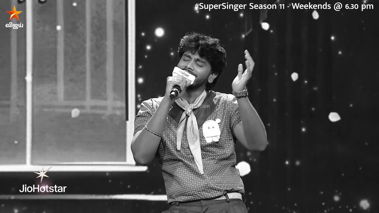 Glimpse of Oru Pennai Paarthu  Song by #Vignesh ❤️😍  | Super Singer Season 11