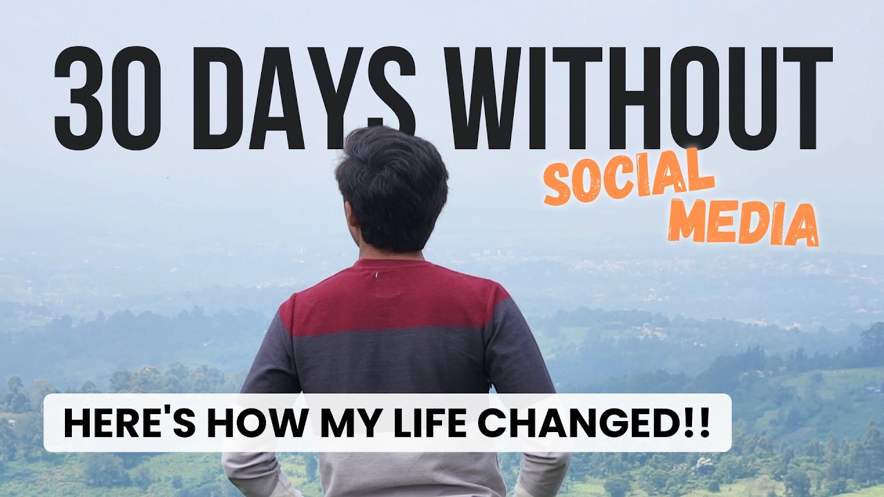 I Spent 30 DAYS without Social Media!  The Good and Bad effects were SURPRISING! 🤯👍👎 | #TechMS
