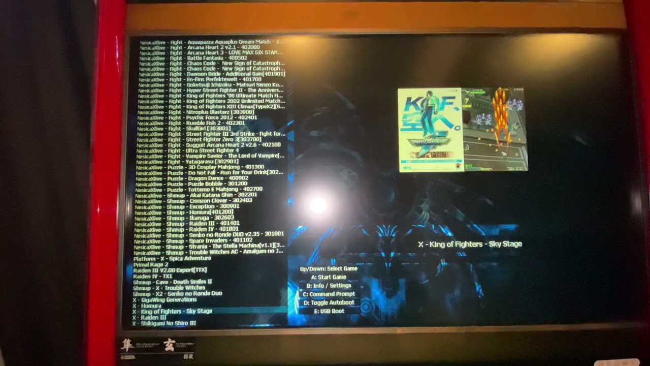 Nesica live hack running on - Taito Type X2 - Vewlix FC - Candy Cab
