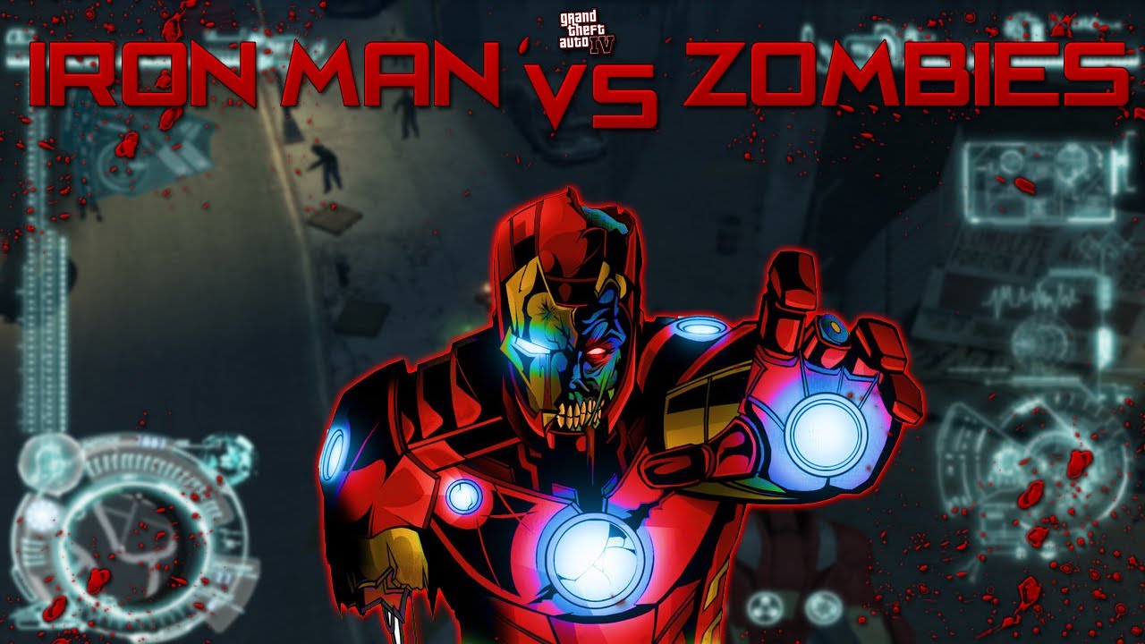 Iron Man vs The Zombie Apocalypse! (GTA 4 Mod)