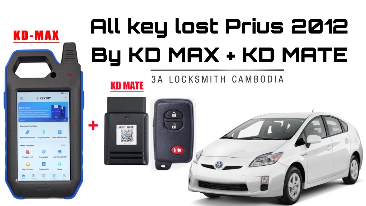 ធ្វើឡានបាត់សោ 𝑻𝒐𝒚𝒐𝒕𝒂 𝑷𝒓𝒊𝒖𝒔 2012 ជាមួយ 𝑲𝑫 𝑴𝑨𝑿+ 𝑲𝑫 𝑴𝑨𝑻𝑬
