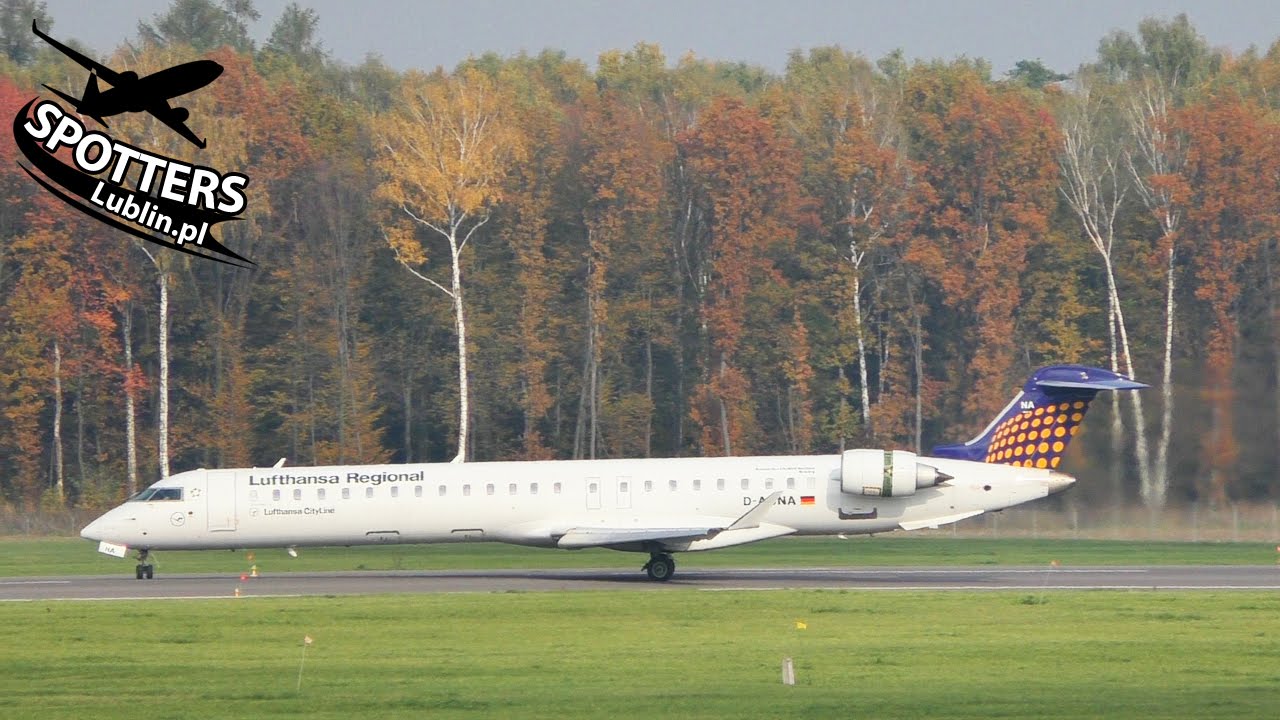 Lufthansa CRJ-900 at Lublin Airport for the first time!