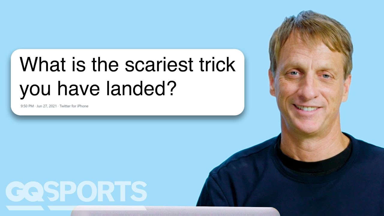 Tony Hawk Replies to Fans on the Internet | Actually Me | GQ Sports
