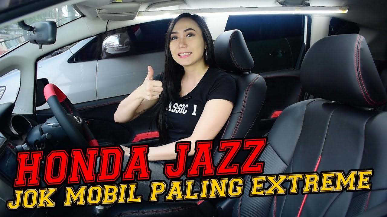 Jok kulit mobil Jazz motif perpaduan warna yg extrem ⁉️
